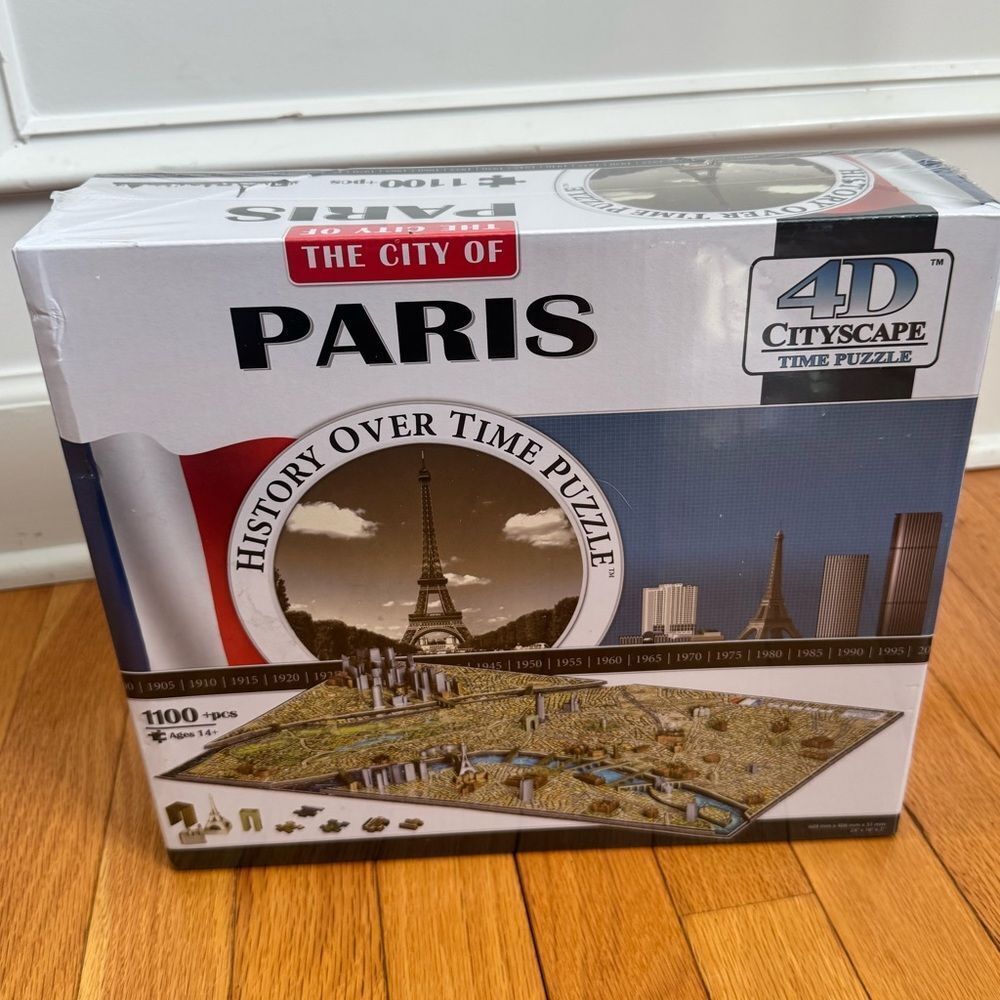 The City Of Paris History Over Time 4D Cityscape Puzzle 1100+ Pieces SEALED
